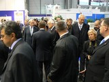 15.9.2008 - prezident Václav Klaus jedná s předsedou představenstva Janem Rýdlem.