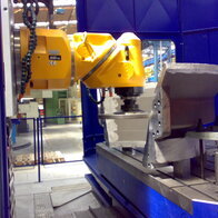 HUI 50 - frézování statoru parní turbíny