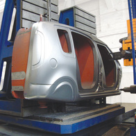 WHQ 13 CNC - machining of a tool for a bodywork stamping
